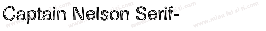 Captain Nelson Serif字体转换